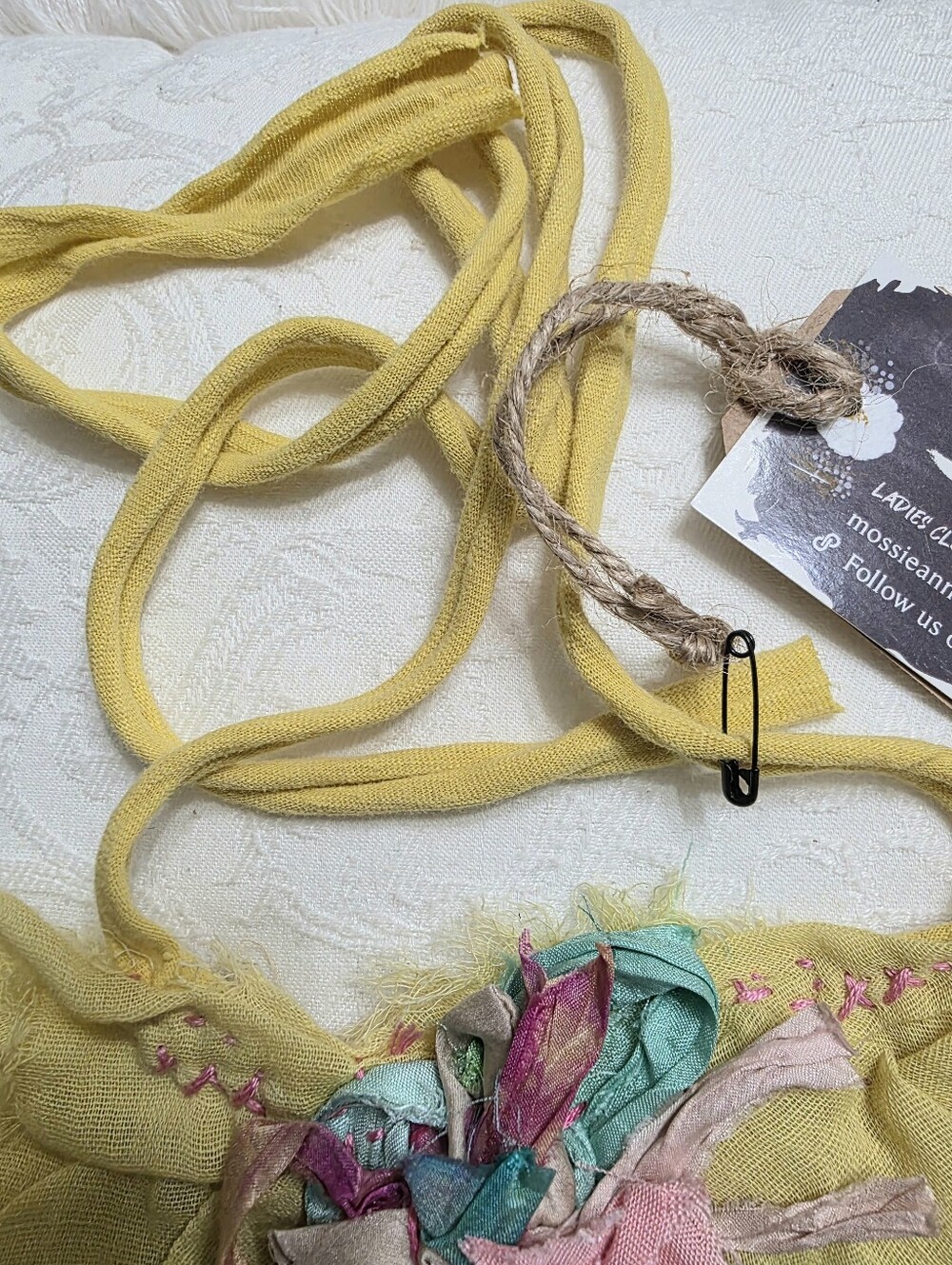 JABOT🩷 OOAK🩷REVERSIBLE NWT Chartreuse - Picture 3 of 9